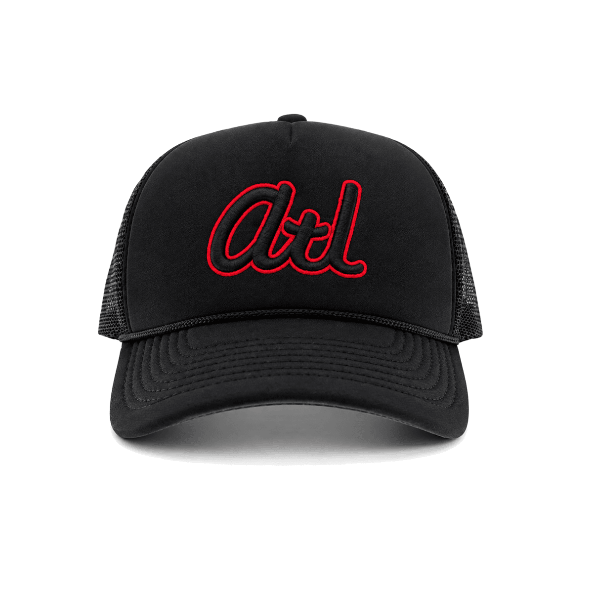 THE BEHIND THE MASK BEACH TRUCKER — RESID3NCY Atlanta trucker, front