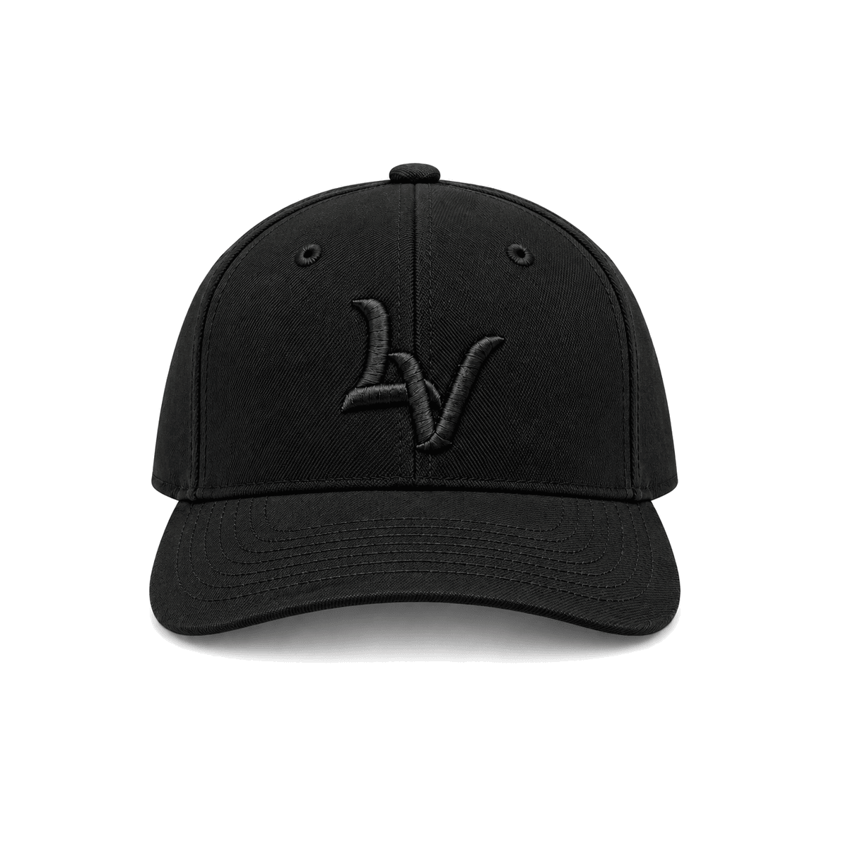THE BLACK LV — RESID3NCY Las Vegas blackout snapback, front