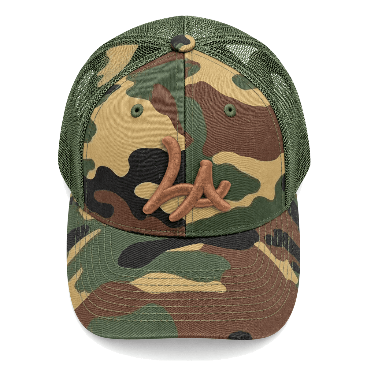THE CAMO LA — RESID3NCY Los Angeles trucker, top