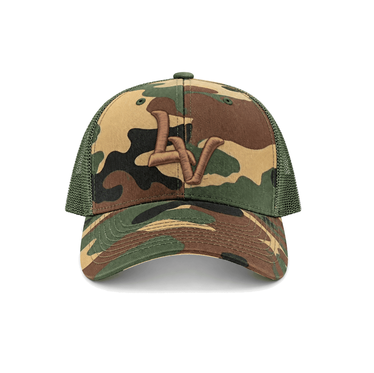 THE CAMO LV — RESID3NCY Las Vegas snapback, front