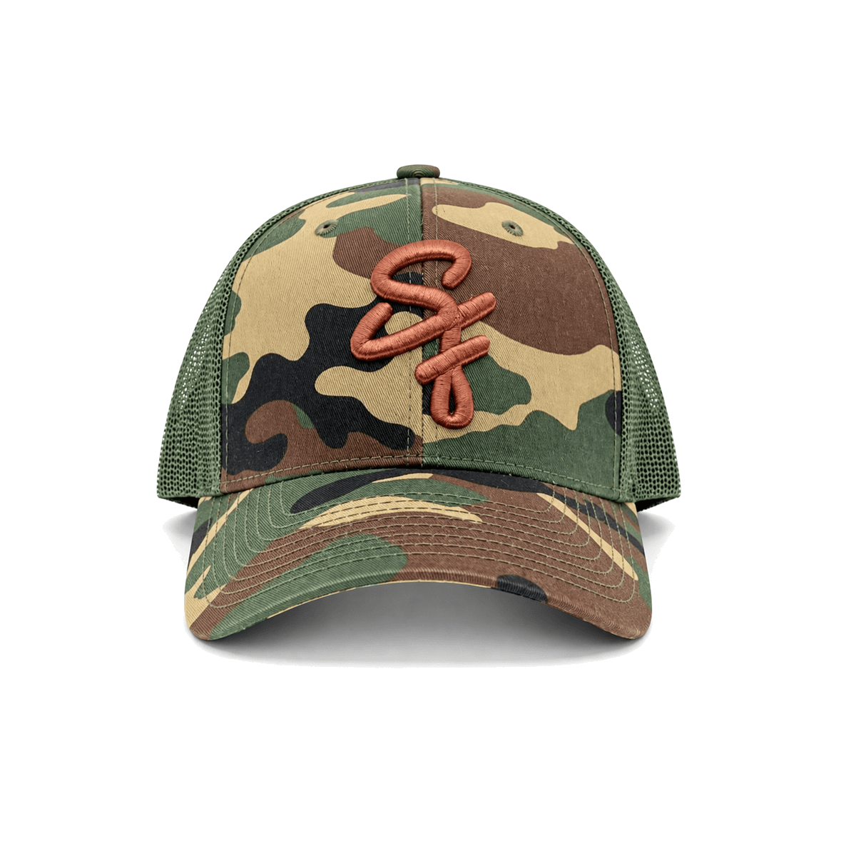 THE CAMO SF — RESID3NCY San Francisco snapback, front