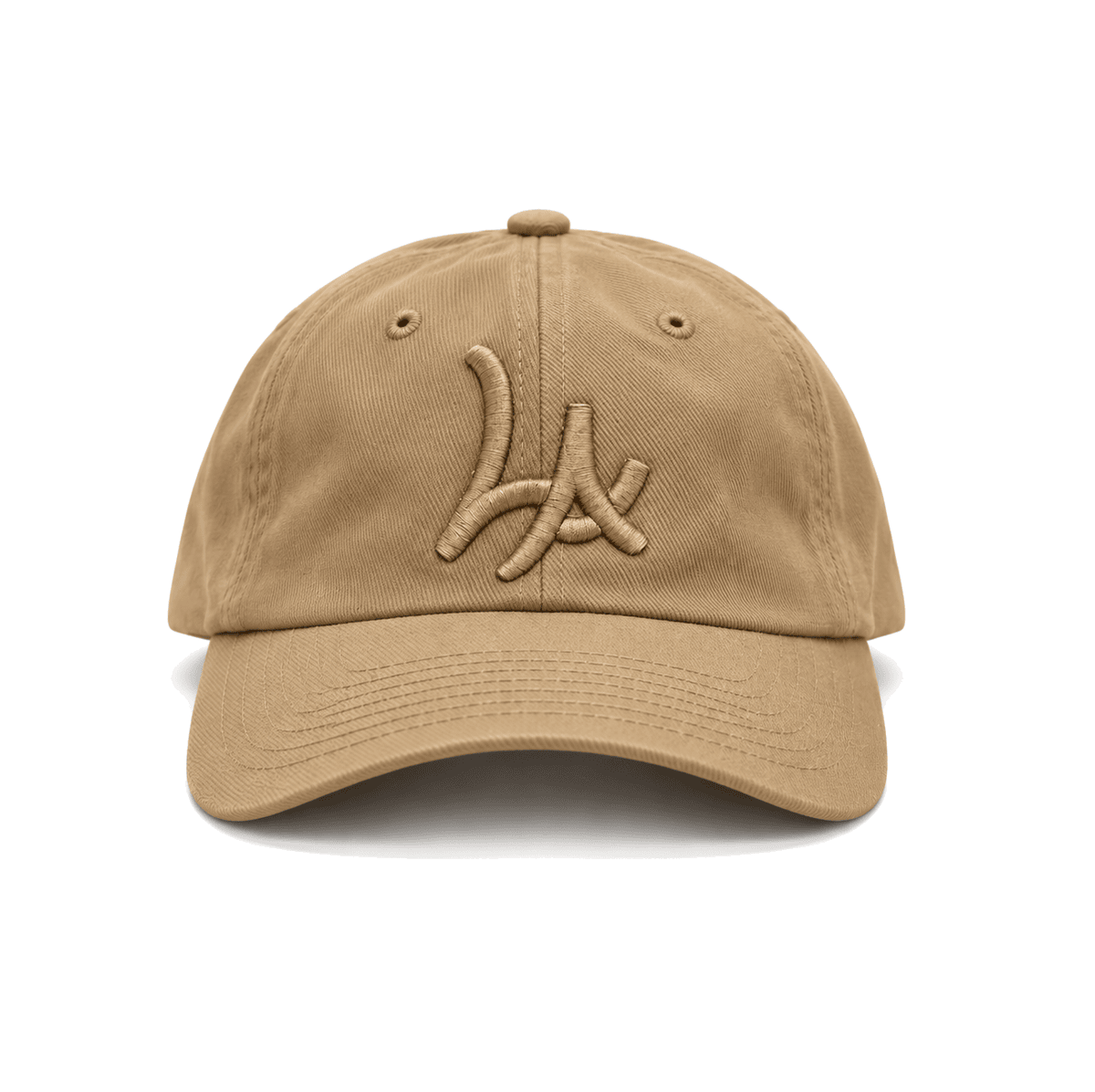 THE KHAKI LA DAD — RESID3NCY Los Angeles dad hat, front