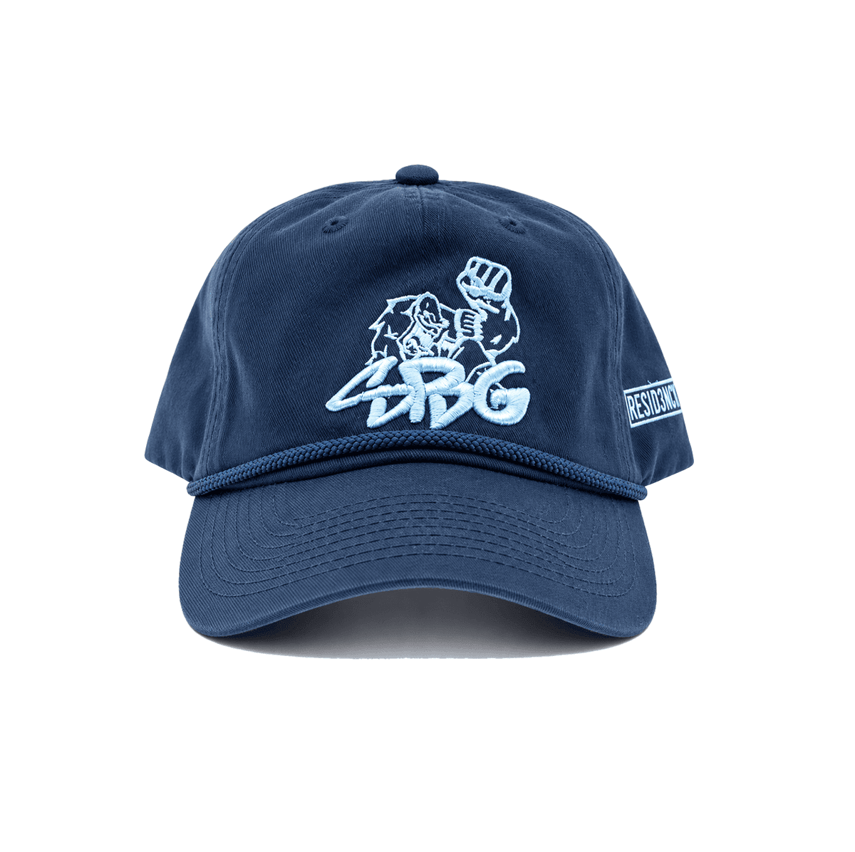 THE SBG X RESID3NCY 9 BEACH UNSTRUCTURED — RESID3NCY San Francisco dad hat, front
